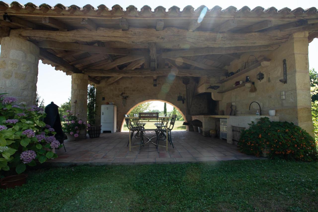 Gite Entre Bordeaux Et Saint-Emilion Génissac Exterior foto